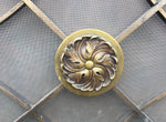 Antique Art Deco Radiator Cover Doors Hand Made In Bronze 3 Available