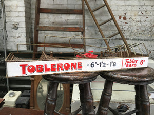 Original TOBLERONE-TOBLER Counter Display Original Sign