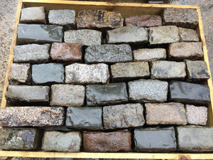 Reclaimed Mixed Granite Cobbles-Random Stone Setts