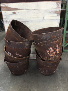 Vintage Cast Iron Melting Pots Vintage Cast Iron Melting Pots