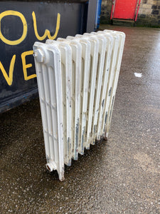 Victorian 4 Column Cast Iron Radiator 9 Sections