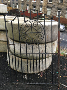 Reclaimed Weathered Victorian Wrought Iron Gate