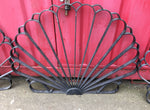 Reclaimed Wrought Iron Railings-Wall topper Fan Design