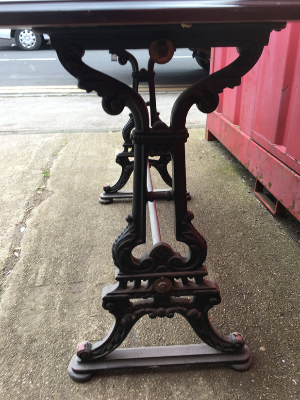 Vintage cast iron table legs deals