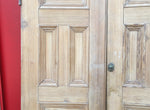 VICTORIAN DOUBLE CHURCH DOORS RECLAIMED ANTIQUE C1900 PITCH PINE