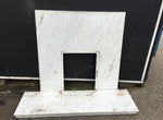 White Marble Fire Insert And Hearth