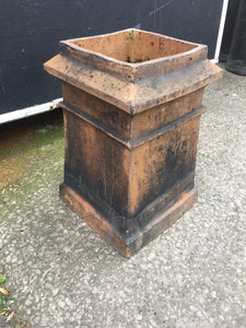 Small Square Antique Victorian Chimney Pot £70 MORE AVAILABLE