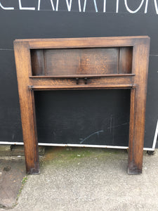 Victorian Oak 'John Mollett' Bradford Fire Surround