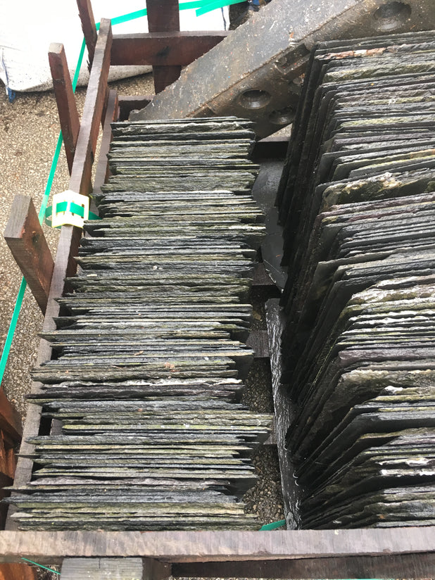 RECLAIMED WELSH ROOFING SLATES - 20" X 10" 260 AVAILABLE
