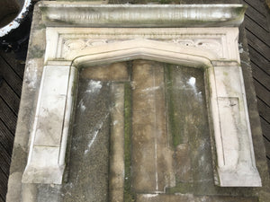 Gothic Sandstone Fireplace