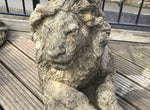 Two Reconstituted Stone Lions