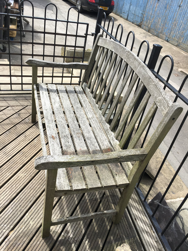 Edwardian Teak Garden bench