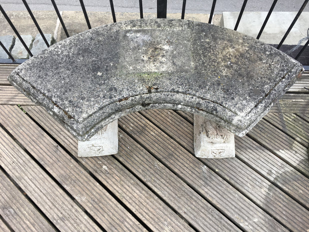 Reconstituted Stone Garden Bench