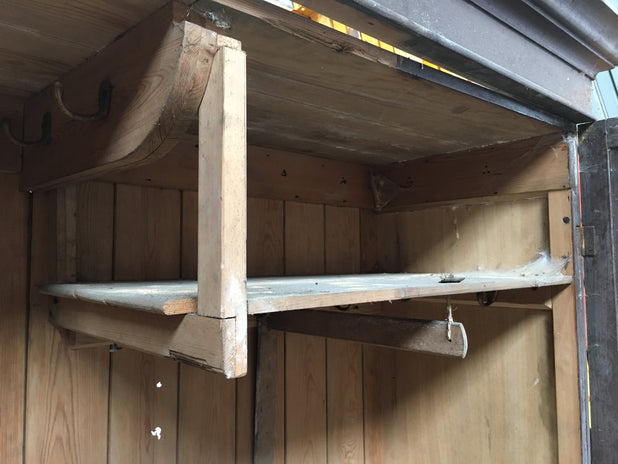 Antique Pine Triple Wardrobe