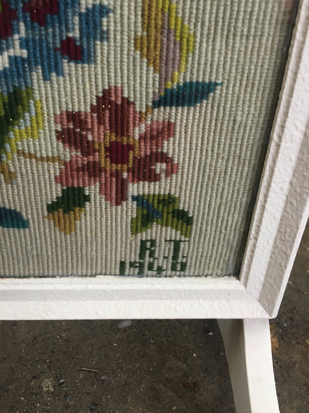 Vintage Floral Fireguard Tapestry