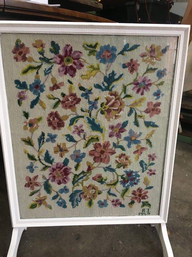 Vintage Floral Fireguard Tapestry