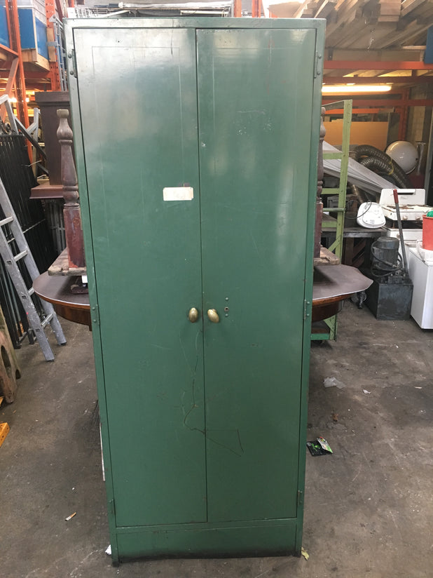 Reclaimed Vintage Industrial Storage Heavy Steel Metal Cabinet