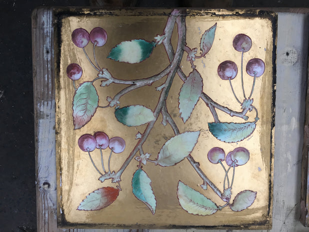 Victorian Minton 10" Tiles Hand Painted Camm Brothers 1870-1880 7 AVAILABLE