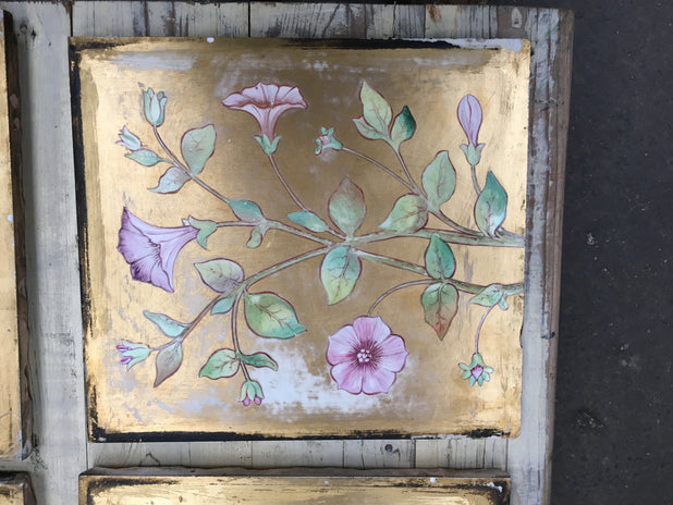 Victorian Minton 10" Tiles Hand Painted Camm Brothers 1870-1880 7 AVAILABLE