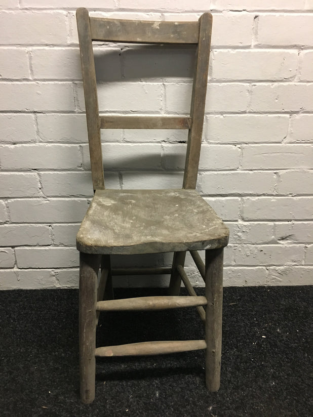 Victorian Wooden School/Church Chair