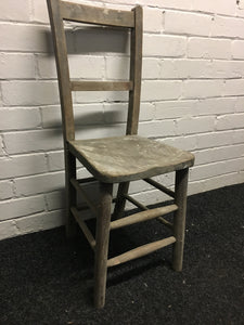 Victorian Wooden School/Church Chair