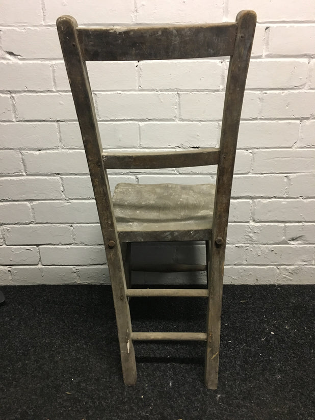 Victorian Wooden School/Church Chair