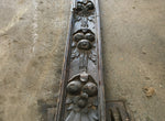 Large Antique Carved Oak Rail/ Panel 15FT long