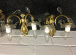 Vintage French style Chandelier With 4 Wall lights