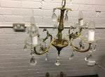 Vintage French style Chandelier With 4 Wall lights