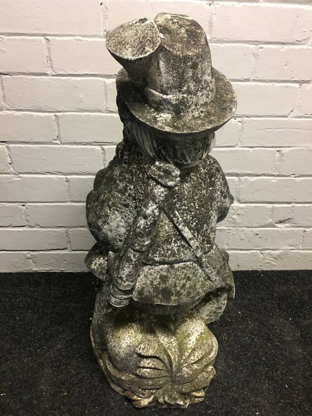 Vintage Garden Gnome / Leprechaun Statue Reclaimed