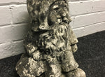 Vintage Garden Gnome Statue Reclaimed
