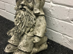 Vintage Garden Gnome Statue Reclaimed