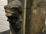 Antique Terracotta Keystone Head Sculpture