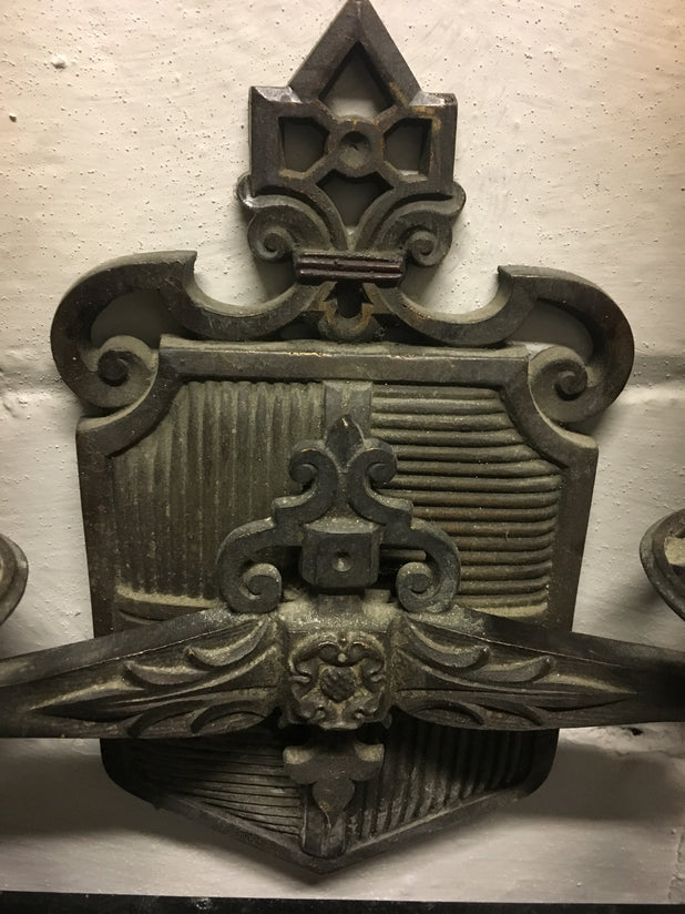 Antique Gothic Style Victorian Double Wall Lamp