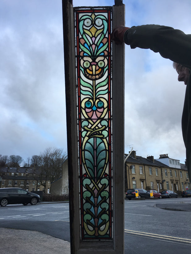 Large Antique Stained Glass Windows/Panels Reclaimed