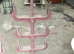 Vintage Freestanding Cowhorn Style Cast Iron Stands From Old Yorkshire Forge In Otley