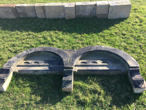 Reclaimed Yorkshire Stone Double Window Arch